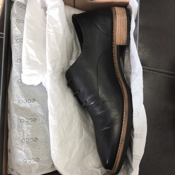 ECCO Women's Sartorelle Tailored Tie Oxford Flat - Picture 4 of 4